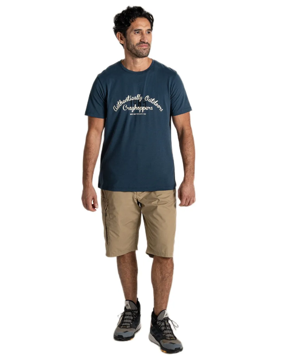 Craghoppers Mens Lucent II Short Sleeved T-Shirt Classic Fit T-Shirts Men
