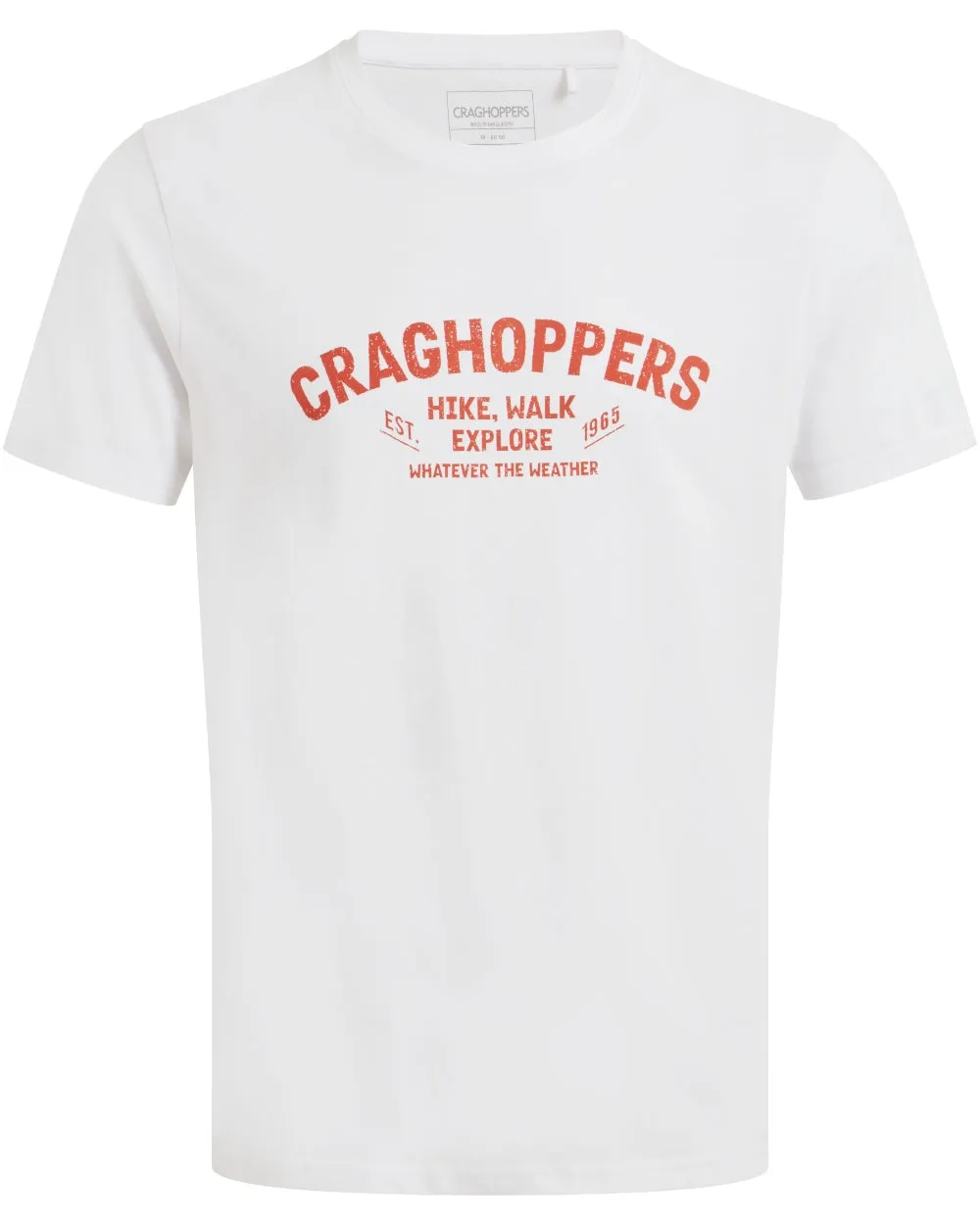 Craghoppers Mens Lucent Short Sleeved T-Shirt Classic Fit T-Shirts Men