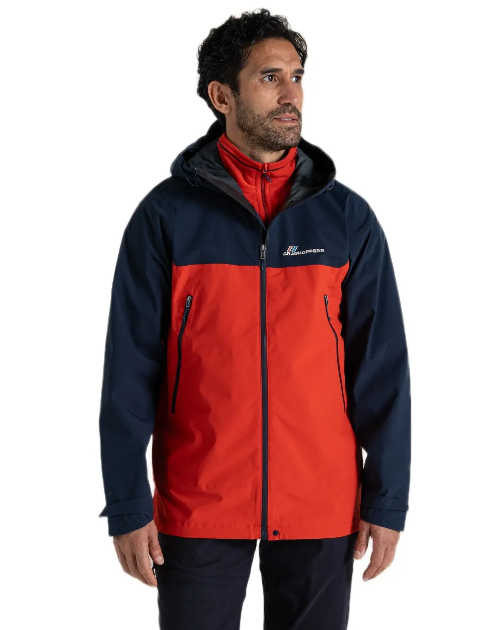 Craghoppers Mens Maris 2.5L Stretch Waterproof Jacket Lightweight Rain Jackets