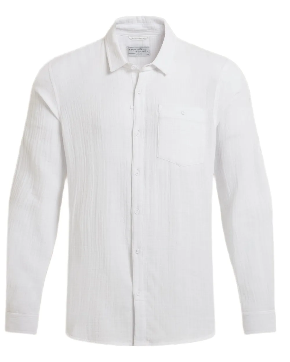 Craghoppers Mens Moro Long Sleeved Shirt Classic Long Sleeve Shirts Men