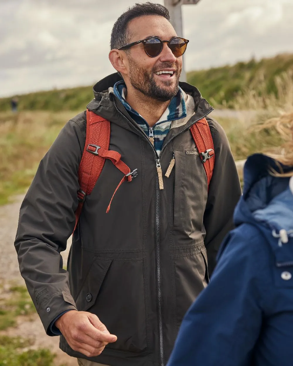 Craghoppers Mens National Trust Fairbrook Waterproof Jacket Lightweight Rain Jackets