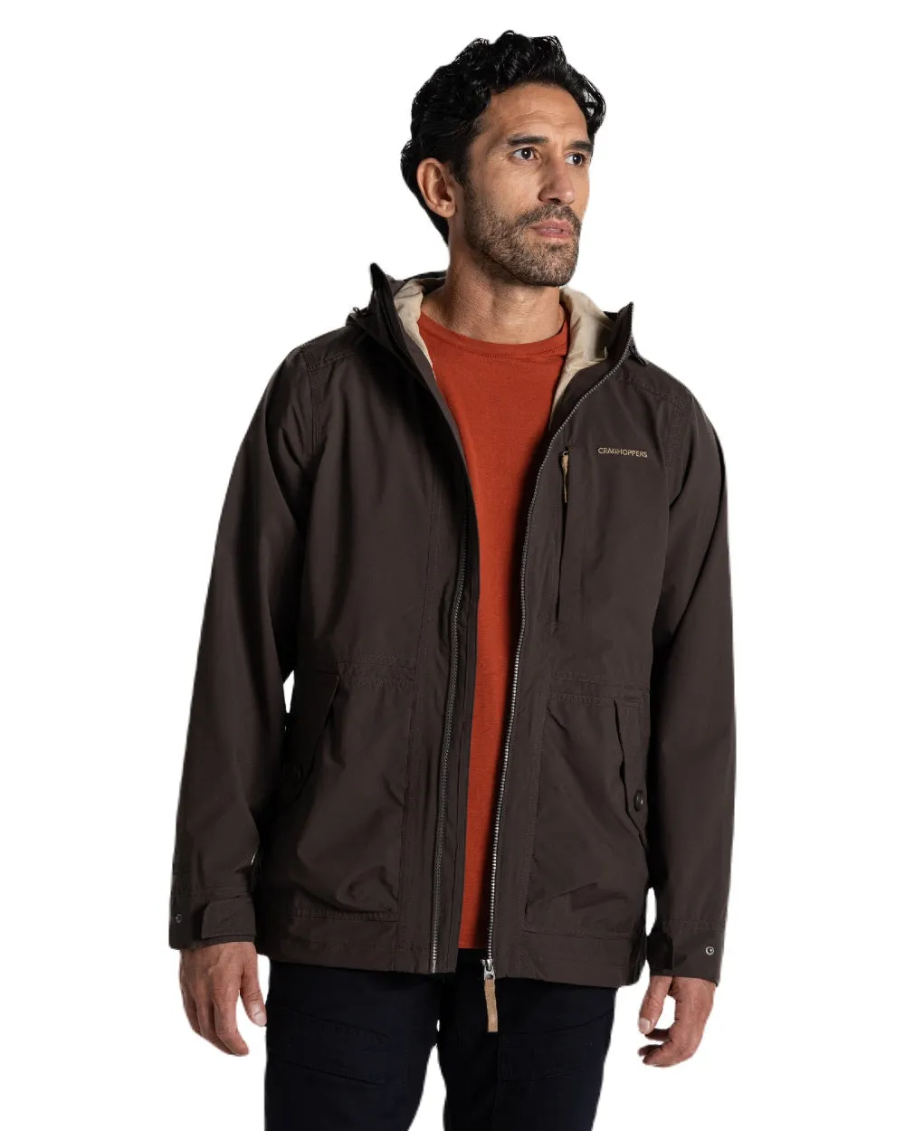 Craghoppers Mens National Trust Fairbrook Waterproof Jacket Lightweight Rain Jackets