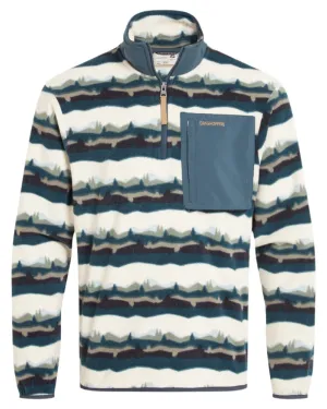 Craghoppers Mens National Trust Losehill Half Zip Fleece Top Heavyweight Winter Shirts