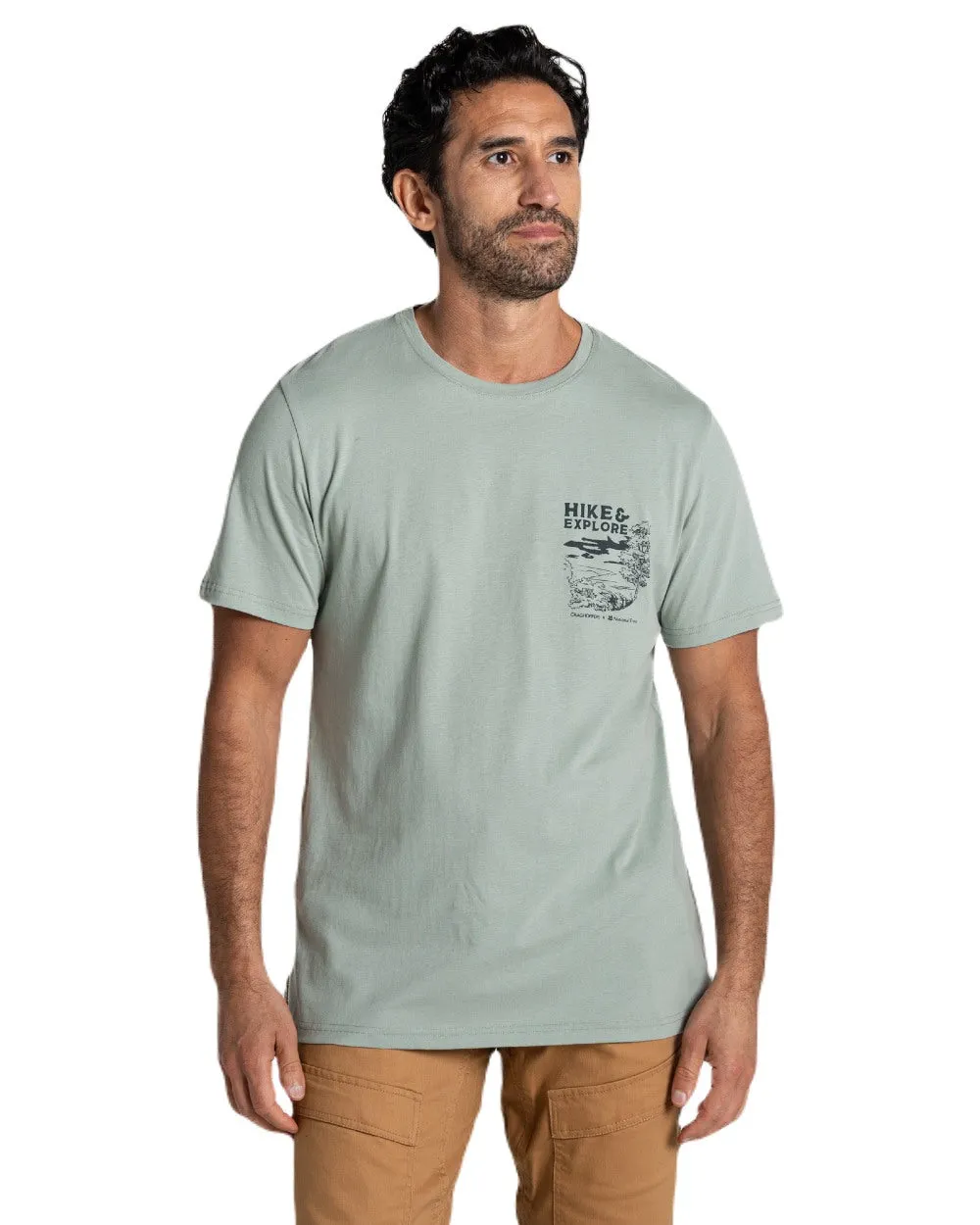 Craghoppers Mens National Trust Sabden Short Sleeved T-Shirt Classic Fit T-Shirts Men