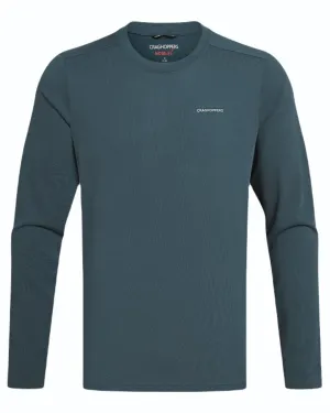 Craghoppers Mens Nosilife Abel Long Sleeved T-Shirt Cotton Crew Sweatshirts