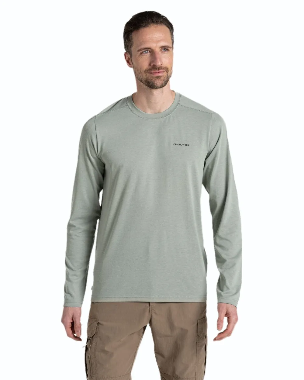 Craghoppers Mens Nosilife Abel Long Sleeved T-Shirt Warm Sweatshirts for Men