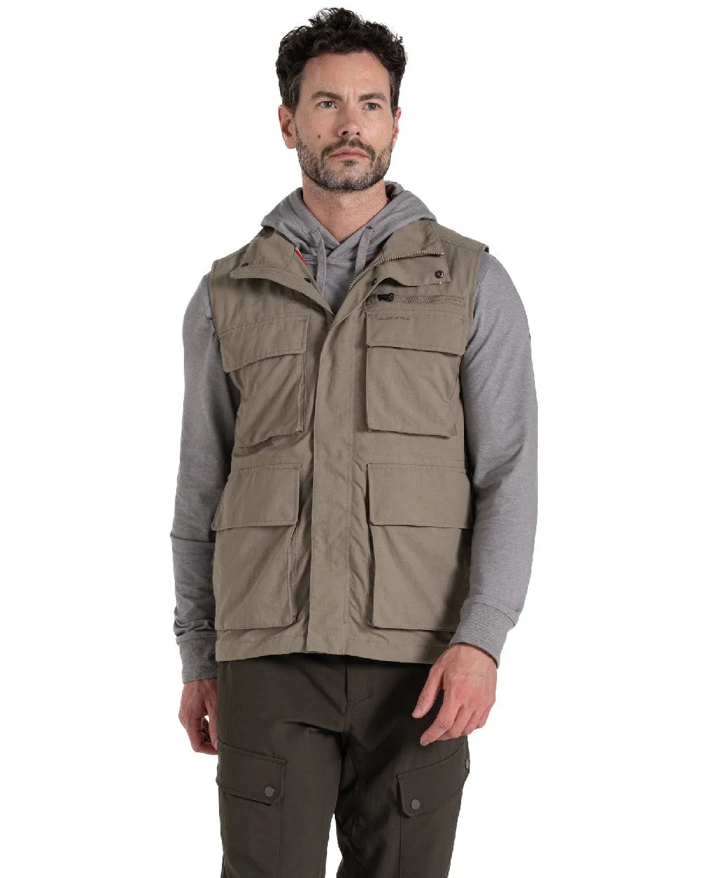Craghoppers Mens NosiLife Adventure Gilet IV Long Sleeve Cotton Shirts