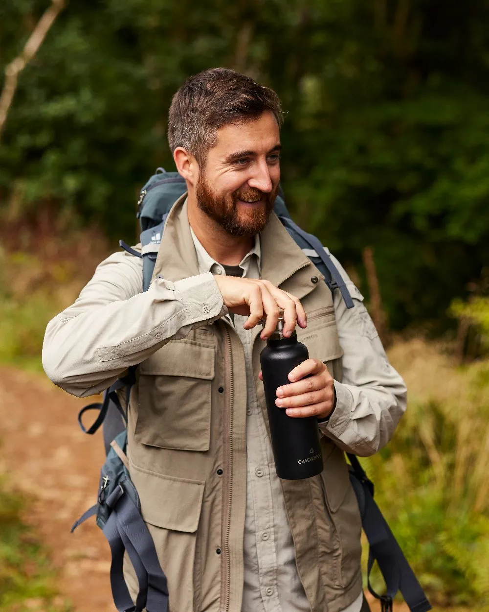Craghoppers Mens NosiLife Adventure Gilet IV Long Sleeve Cotton Shirts