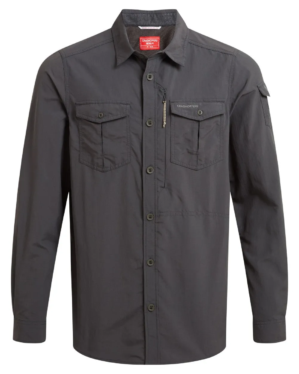 Craghoppers Mens NosiLife Adventure Long Sleeved Shirt III Hiking Shirts for Men