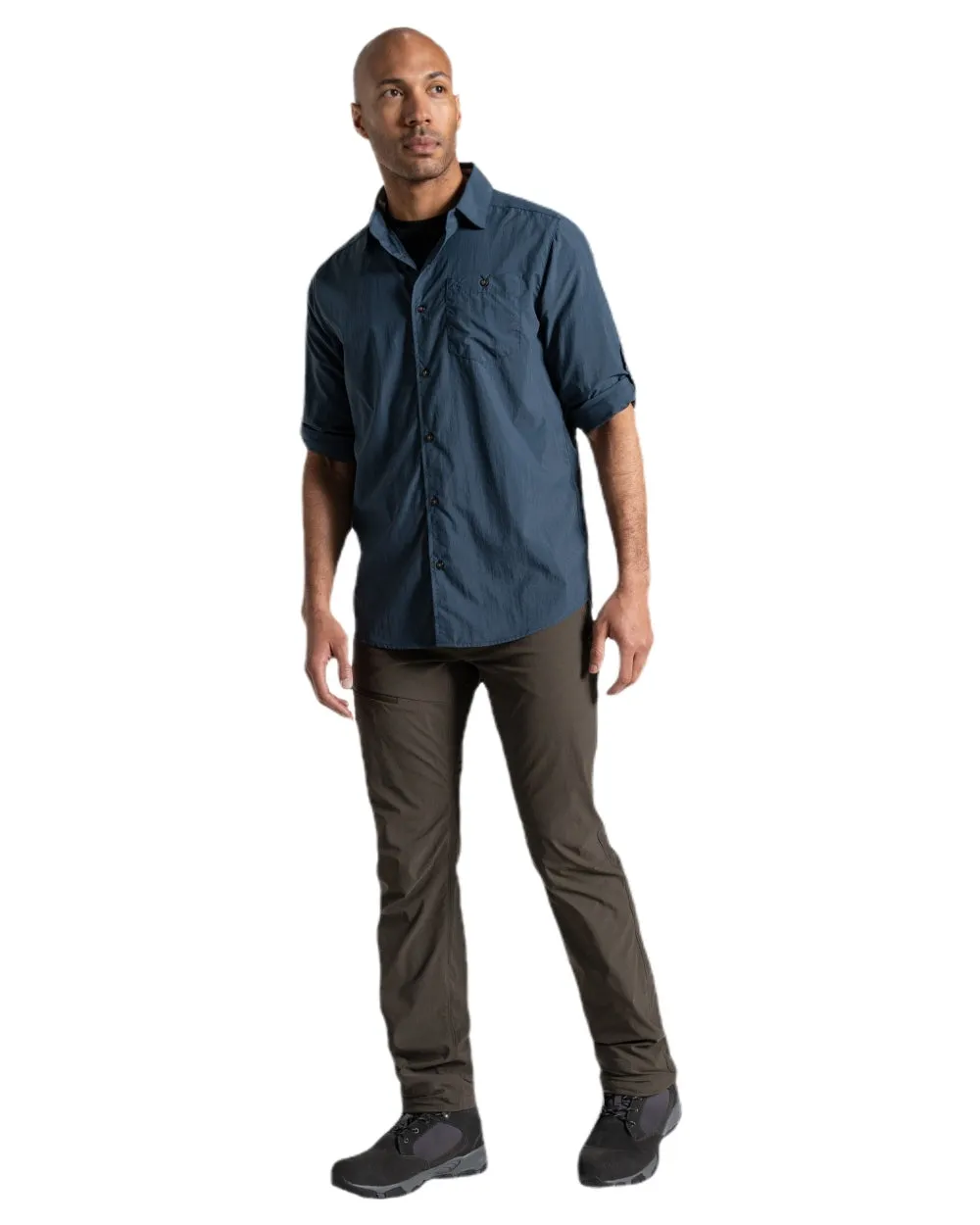 Craghoppers Mens NosiLife Nuoro Long Sleeved Shirt II Hiking Shirts for Men