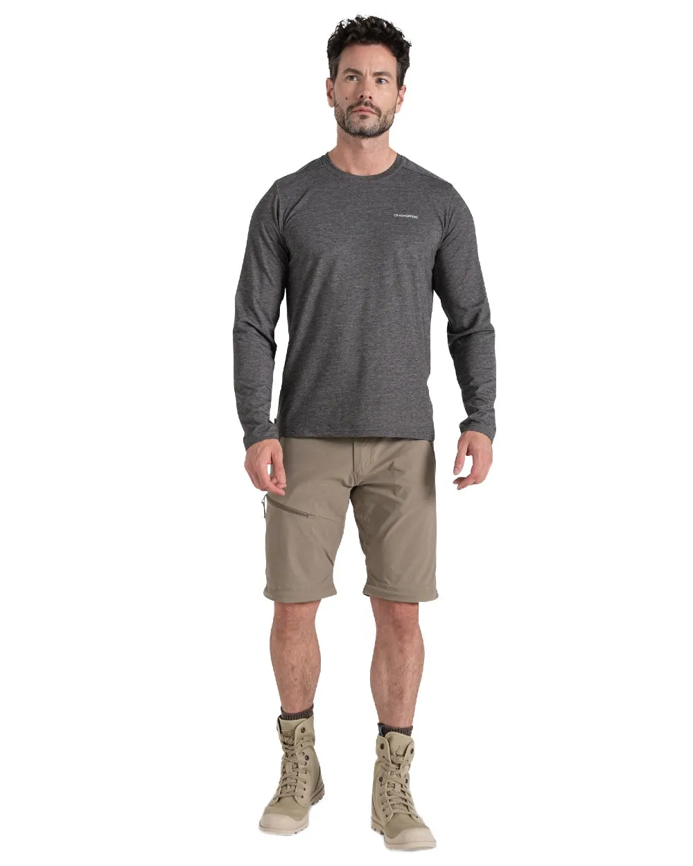 Craghoppers Mens NosiLife Pro Convertible Trouser III Walking Cargo Shorts