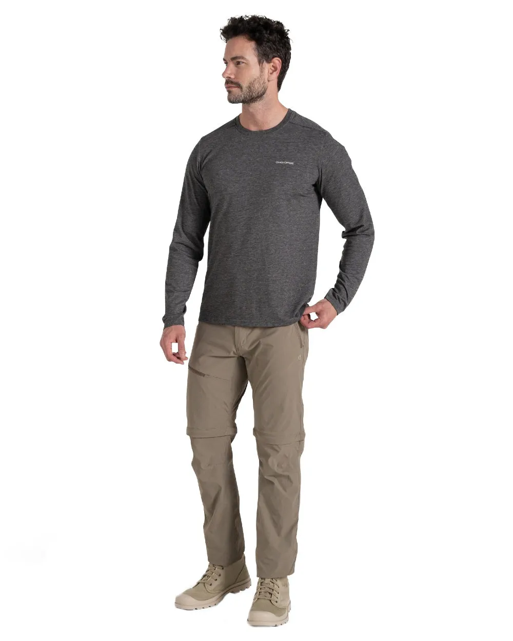 Craghoppers Mens NosiLife Pro Convertible Trouser III Walking Cargo Shorts