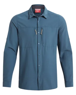 Craghoppers Mens NosiLife Pro Long Sleeved Shirt V Quick-Dry Hiking Shirts