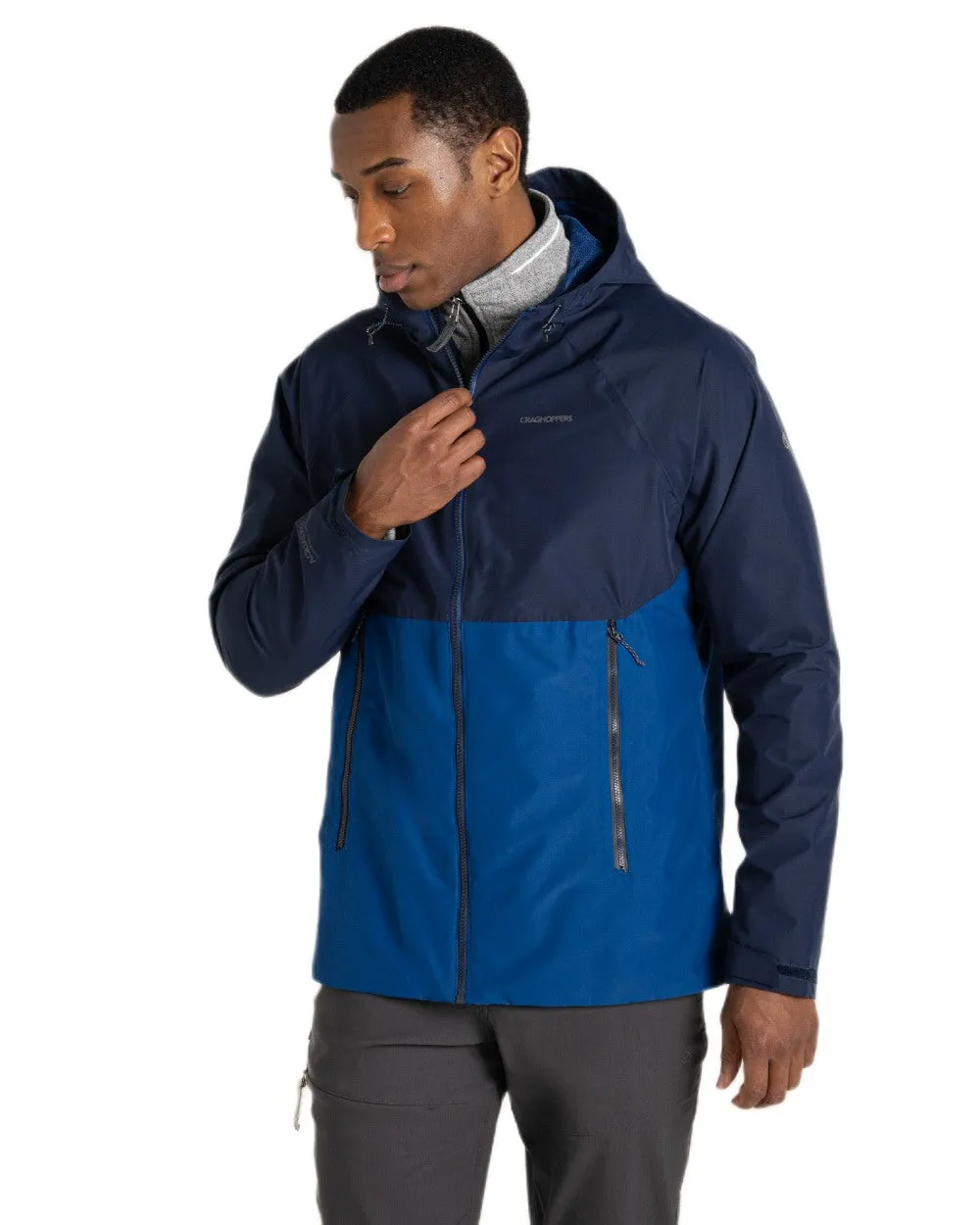 Craghoppers Mens Sebastian Waterproof Jacket Lightweight Rain Jackets