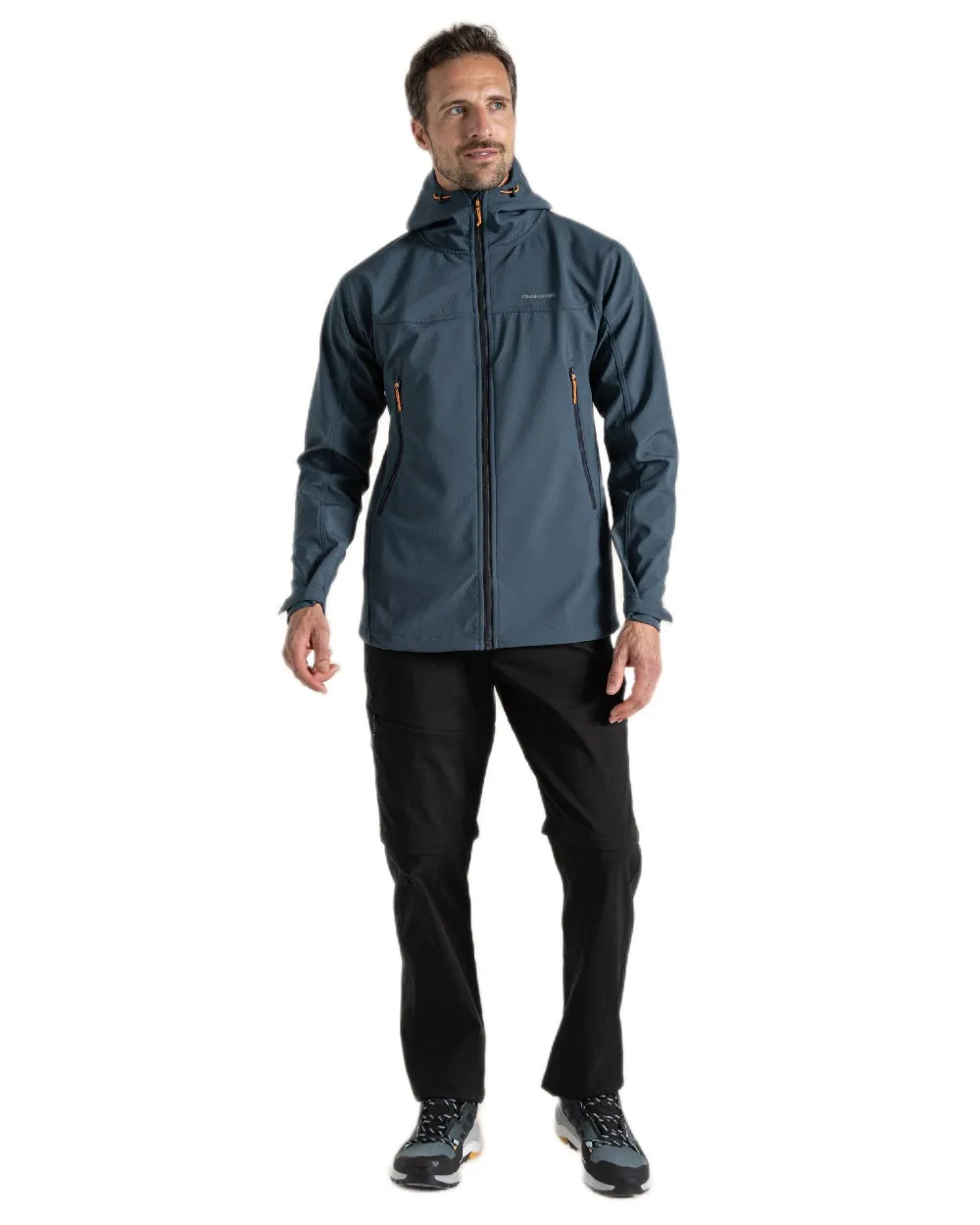 Craghoppers Mens Seer Hooded Jacket Fleece Lined Flannel Shirts