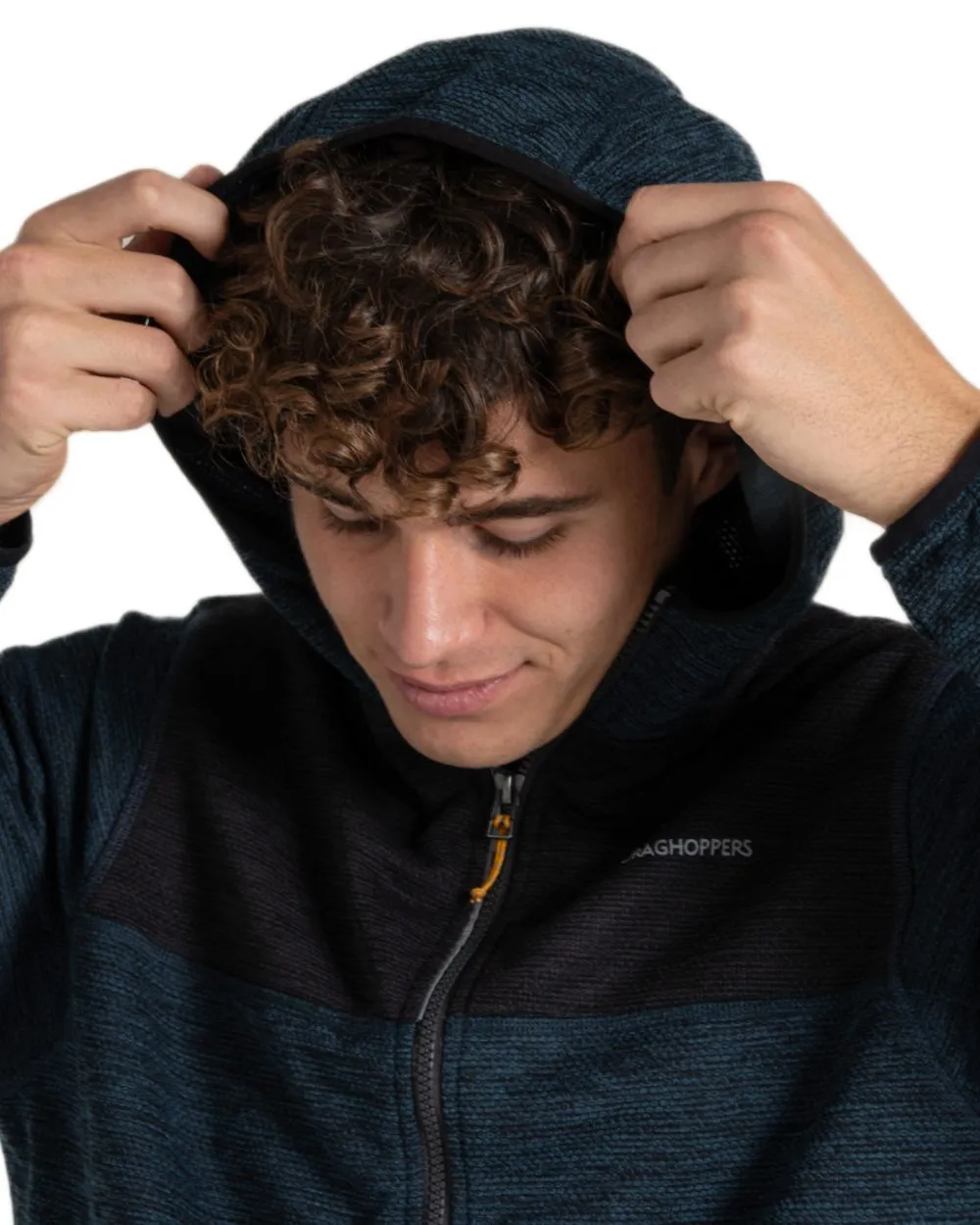 Craghoppers Mens Travos Full Zip Fleece Hooded Jacket Men's Jackets and Coats