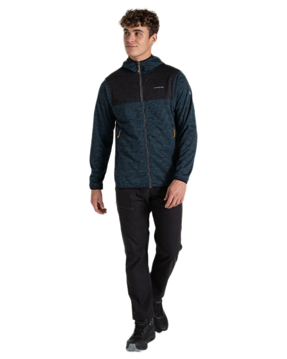 Craghoppers Mens Travos Full Zip Fleece Hooded Jacket Men's Jackets and Coats