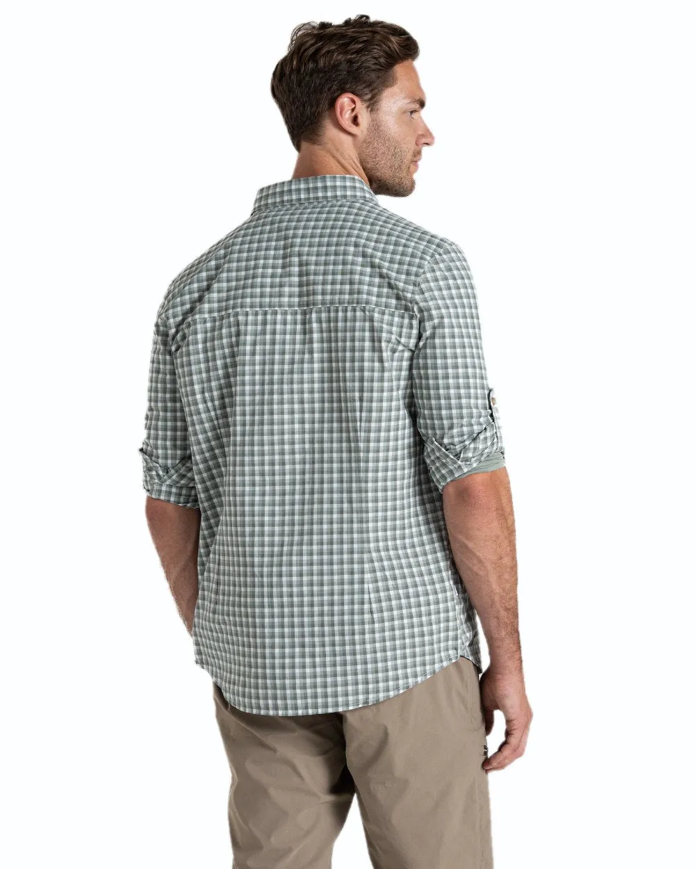 Craghoppers NosiLife Nuoro Check Long Sleeved Shirt Hiking Shirts for Men