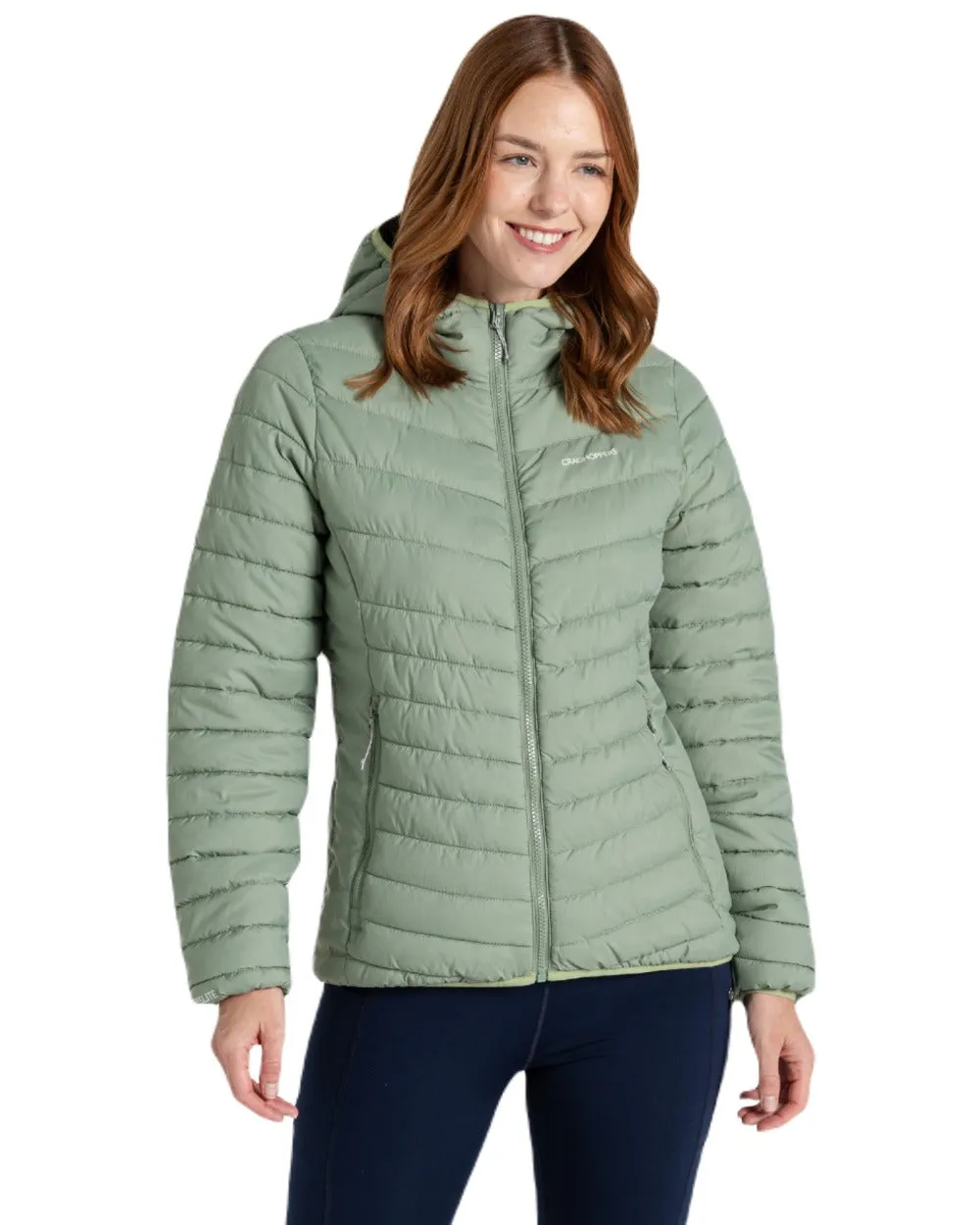 Craghoppers Womens Compresslite IX Hooded Insulating Jacket Hiking Waterproof Jackets