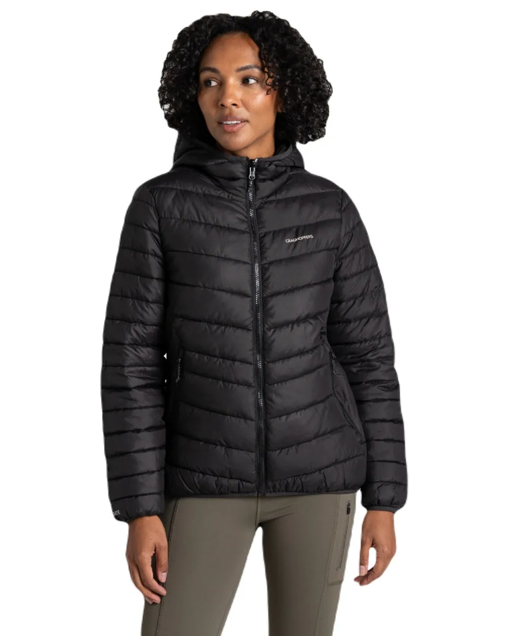 Craghoppers Womens Compresslite IX Hooded Insulating Jacket Hiking Waterproof Jackets
