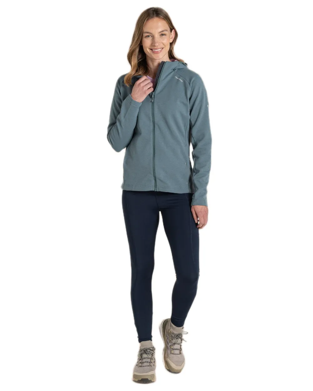 Craghoppers Womens Dynamic Pro Hooded Jacket Walking Fleece Jackets