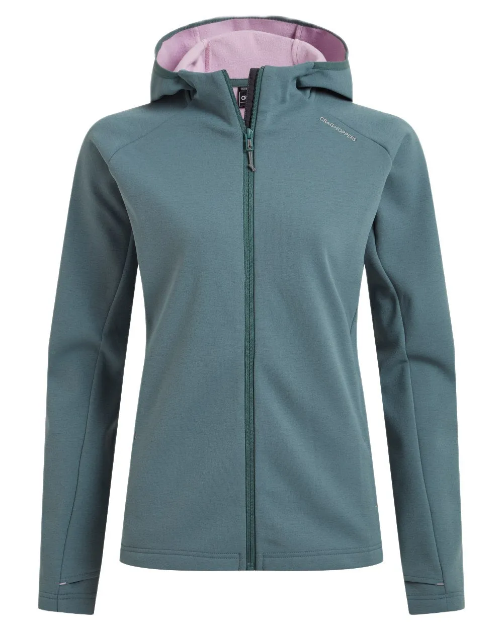 Craghoppers Womens Dynamic Pro Hooded Jacket Walking Sherpa Fleece