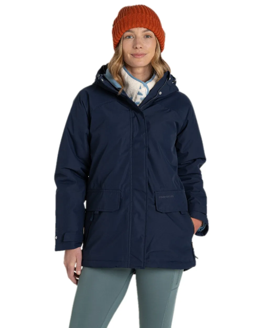 Craghoppers Womens National Trust Bayberry Insulating Jacket Hiking Waterproof Jackets