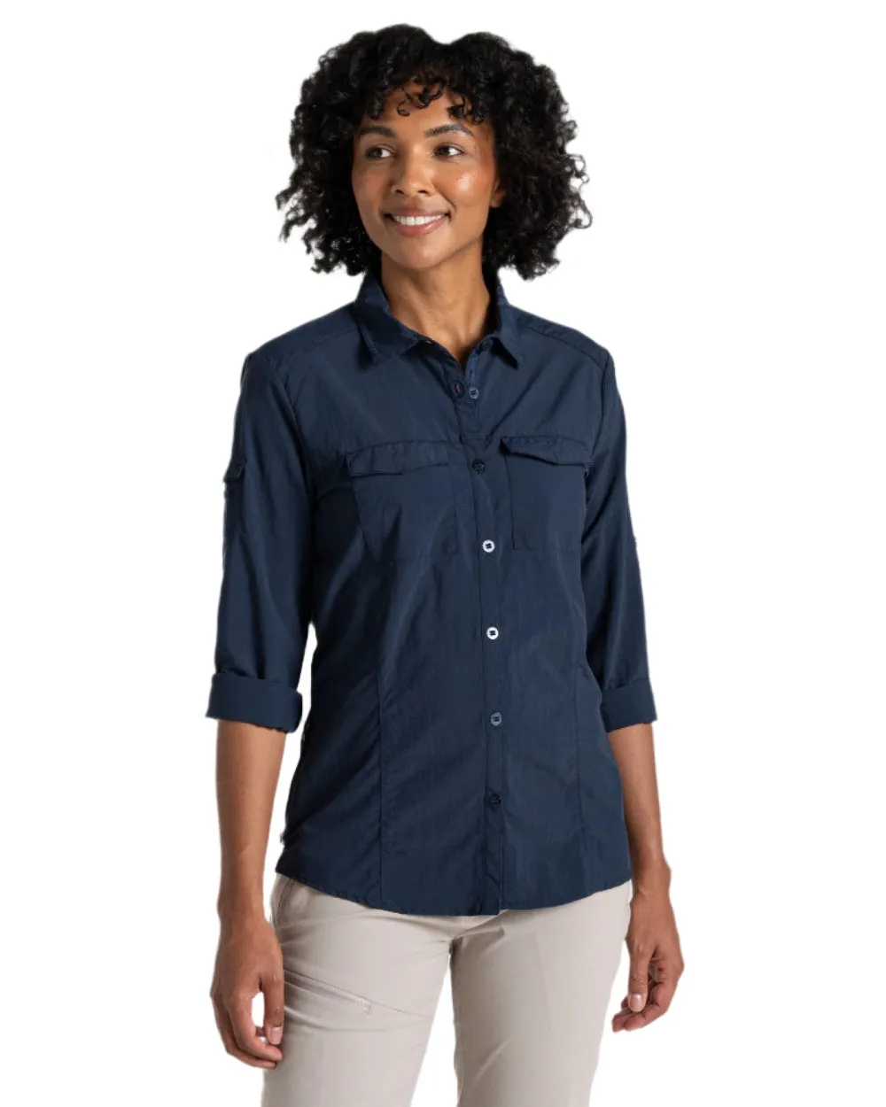 Craghoppers Womens NosiLife Adventure Long Sleeved Shirt III Hiking Shirts for Men