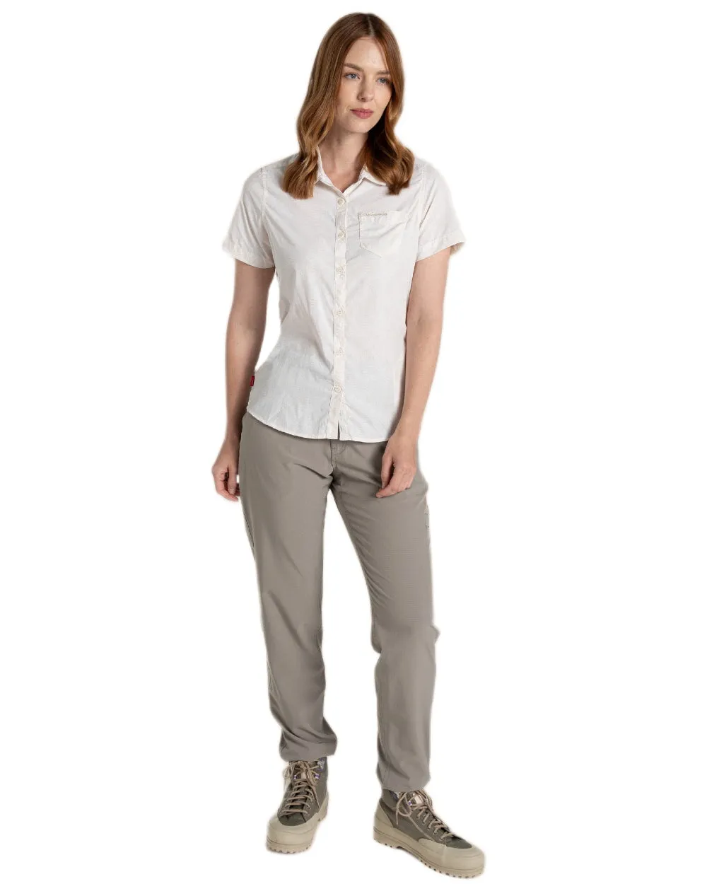 Craghoppers Womens NosiLife Vanna Short Sleeved Shirt Hiking Shirts for Men