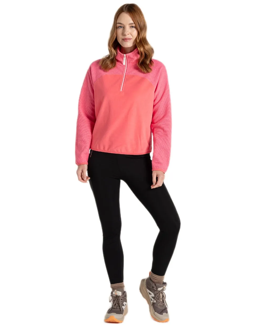 Craghoppers Womens Selina Half Zip Fleece Top Walking Fleece Jackets