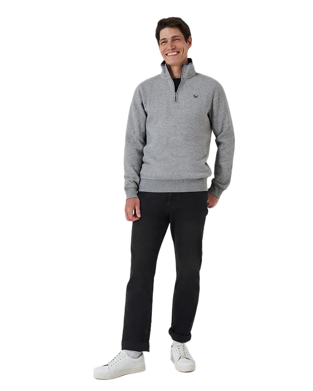 Crew Clothing Mens Classic Half Zip Sweatshirt Warm Sweatshirts for Men