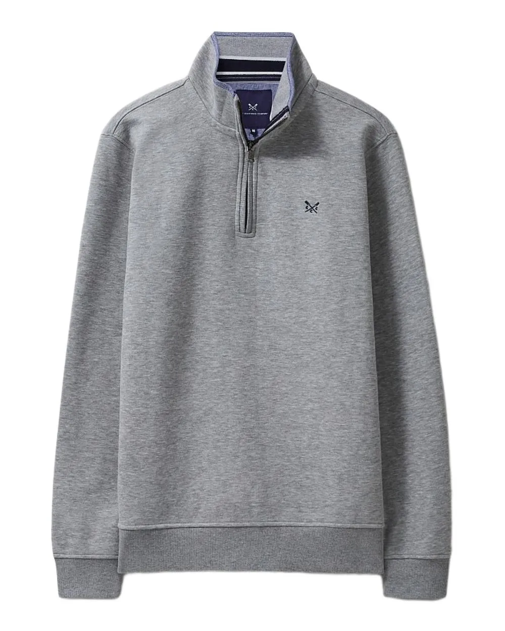 Crew Clothing Mens Classic Half Zip Sweatshirt Cotton Crew Sweatshirts