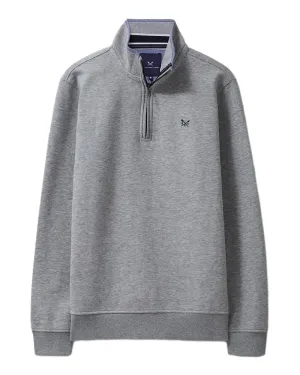 Crew Clothing Mens Classic Half Zip Sweatshirt Cotton Crew Sweatshirts