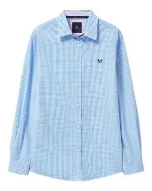 Crew Clothing Mens Classic Micro Gingham Shirt Classic Long Sleeve Shirts Men