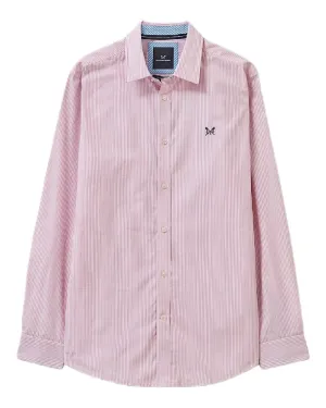 Crew Clothing Mens Micro Stripe Classic Shirt Classic Long Sleeve Shirts Men