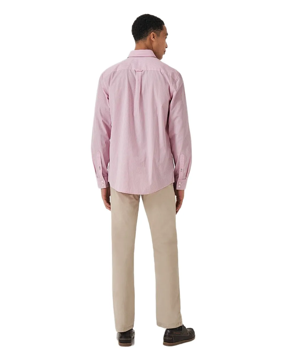 Crew Clothing Mens Micro Stripe Classic Shirt Long Sleeve Casual Shirts