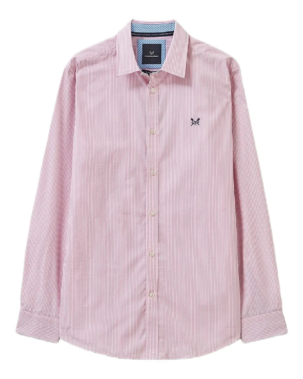 Crew Clothing Mens Micro Stripe Classic Shirt Classic Long Sleeve Shirts Men
