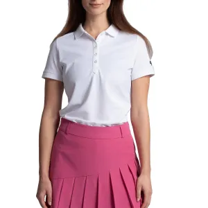 Performance Unleashed Cross Women'S Amy Polo Golf Shirt - White
