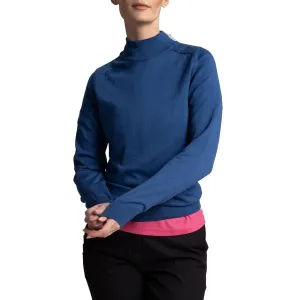 Cross Women'S Gillian Crew Golf Knit - True Blue Biggest Sale of the Year