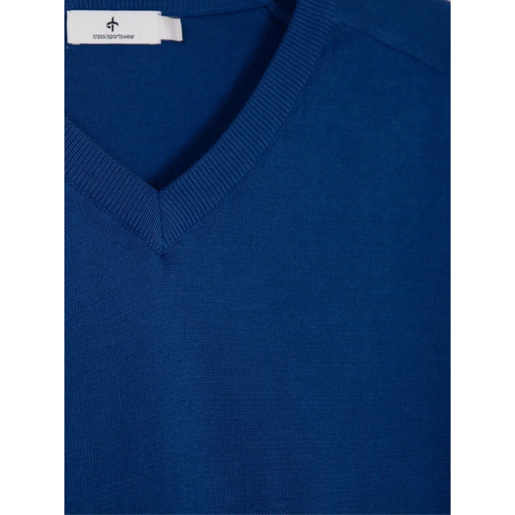 Cross Women'S Gina V-Neck Golf Knit - True Blue Lead with Style
