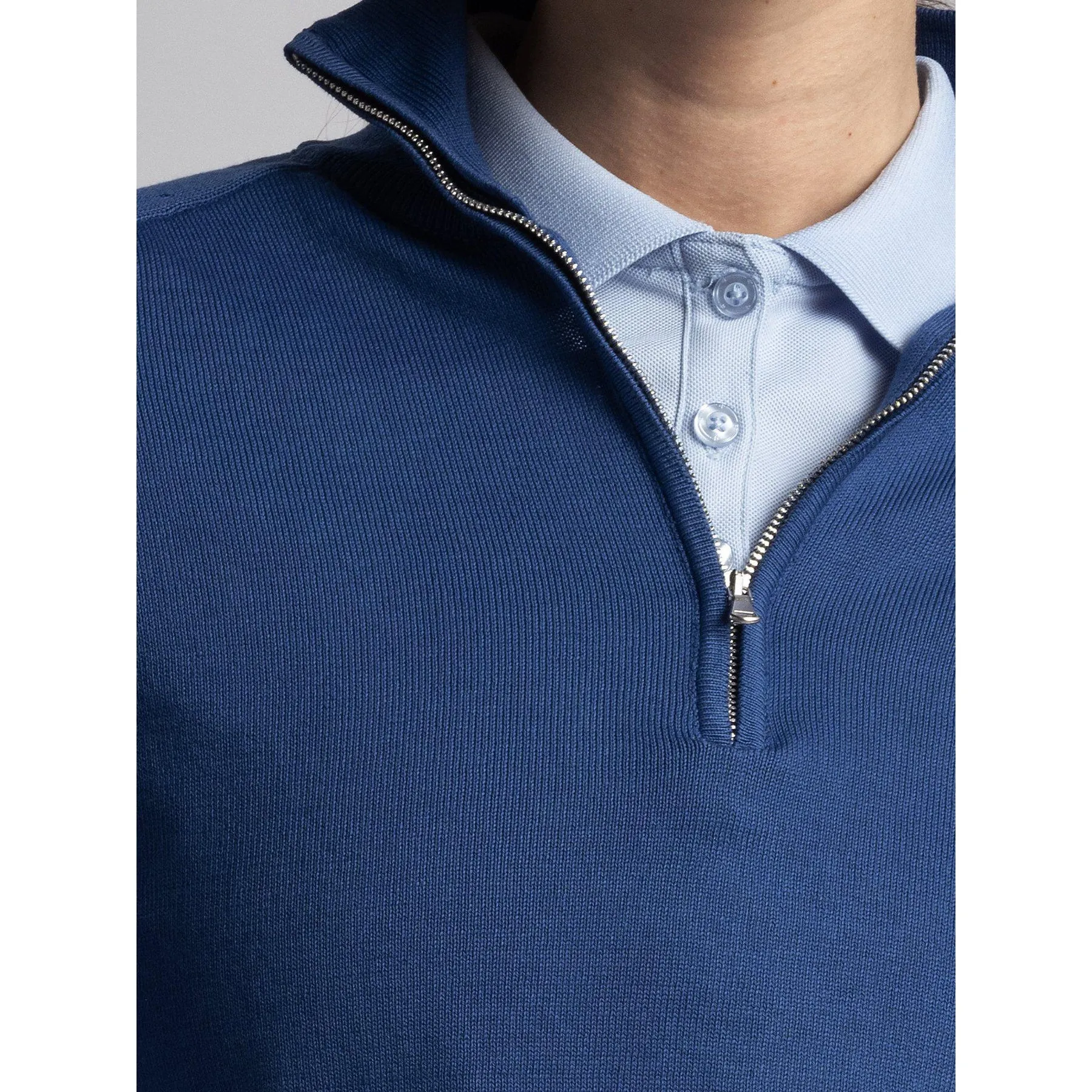 Cross Women'S Greta 1/4 Zip Golf Knit - True Blue Made to Move