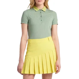 New Year's Eve Sale Cross Women'S Rib Polo Golf Shirt - Milky Jade