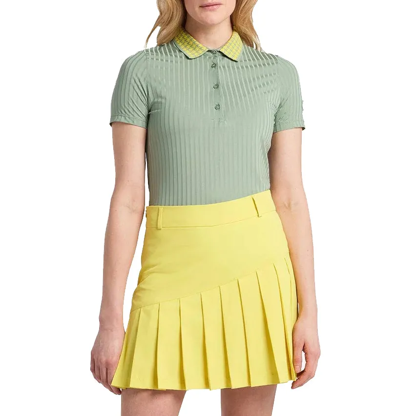 New Year's Eve Sale Cross Women'S Rib Polo Golf Shirt - Milky Jade
