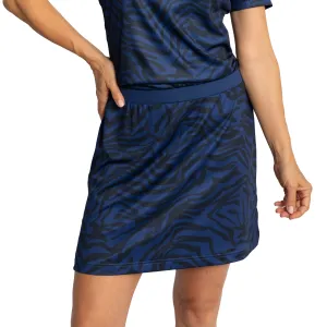 Walk Loud Winter Sale Cross Women'S Stella Golf Skort - Navy Zebra