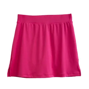Unleash Your Power Step Into Strength Cross Women'S Stella Long Golf Skort - Raspberry Rose