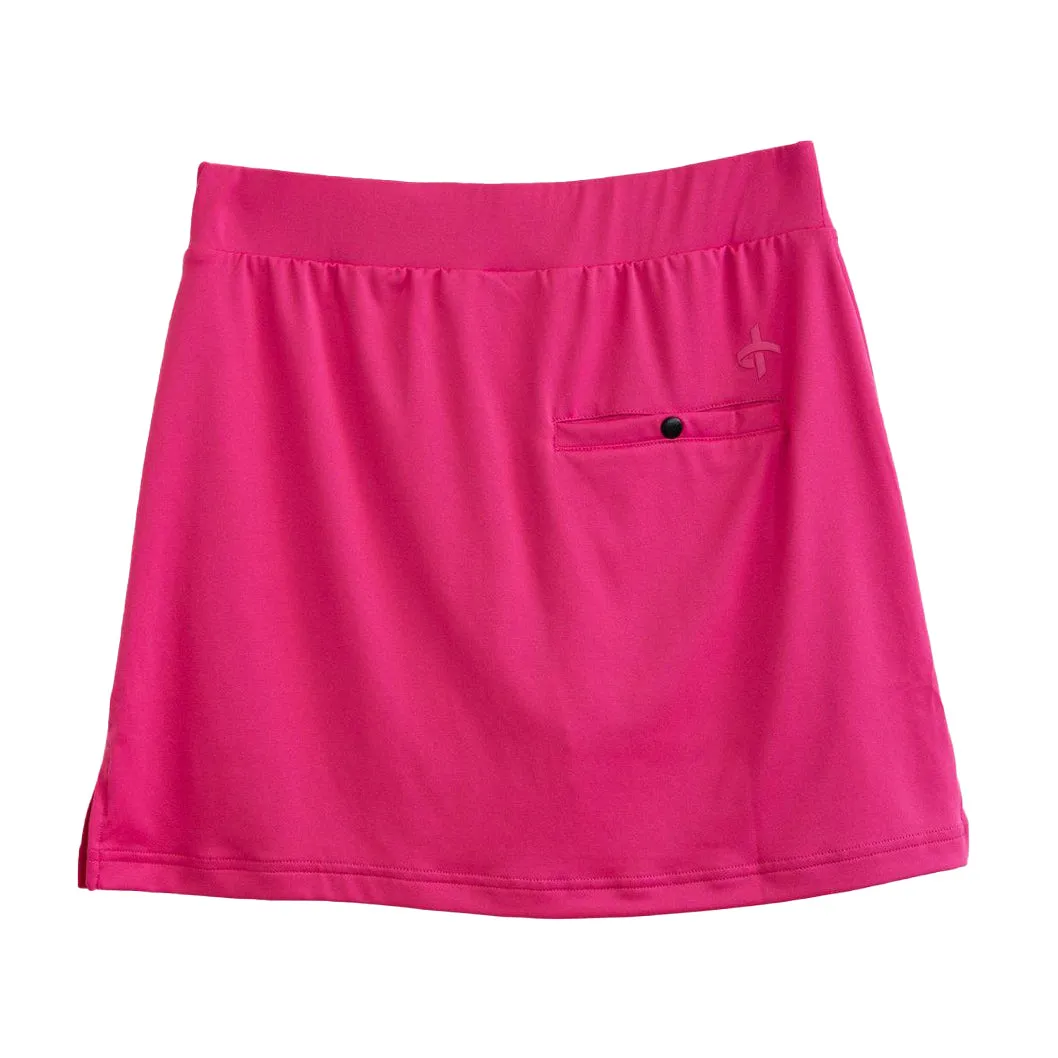 Black Friday Sale Cross Women'S Stella Long Golf Skort - Raspberry Rose