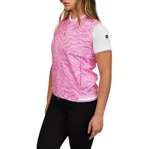 Cross Women'S Storm Golf Vest - Pink Zebra Special Offer Black Friday Offer