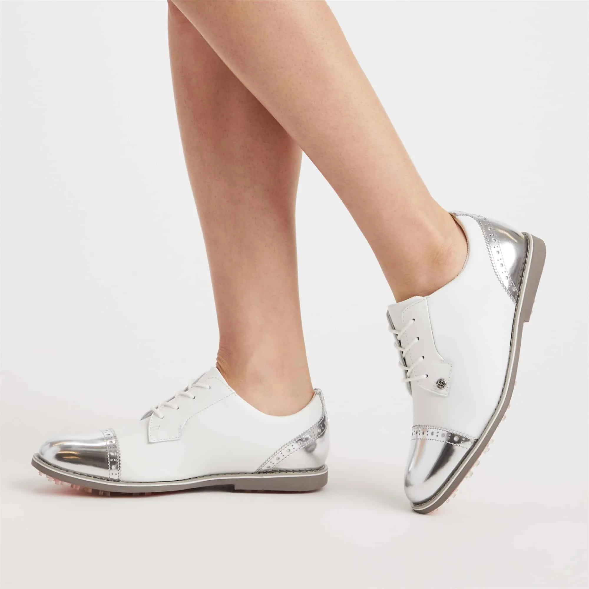 Built to Move You Stay in Motion G/Fore Women'S Cap Toe Gallivanter - Snow/Silver
