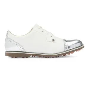 G/Fore Women'S Cap Toe Gallivanter - Snow/Silver The Fast Lane Choice