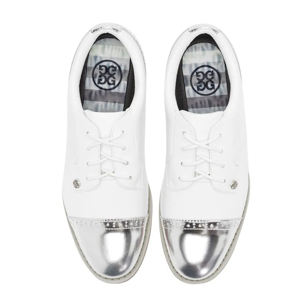Performance Unleashed G/Fore Women'S Cap Toe Gallivanter - Snow/Silver